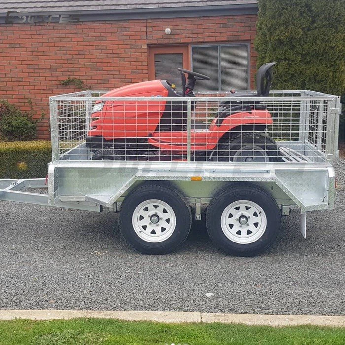 8x5 galvanised cage trailer application