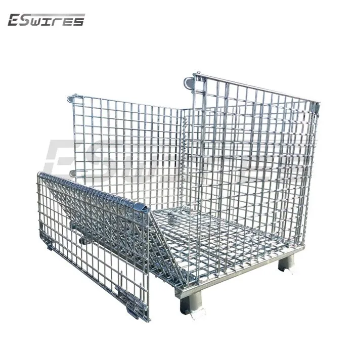 Galvanized Collapsible Wire Container