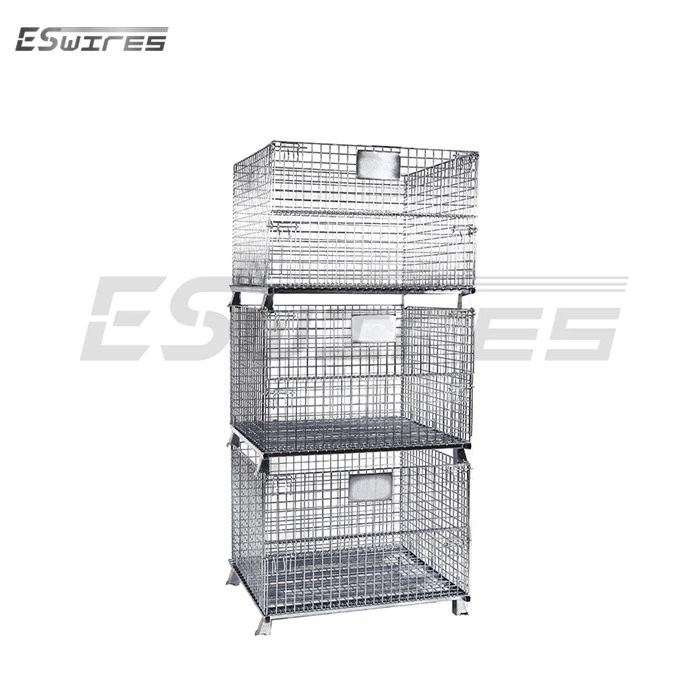 Galvanized Collapsible Wire Container